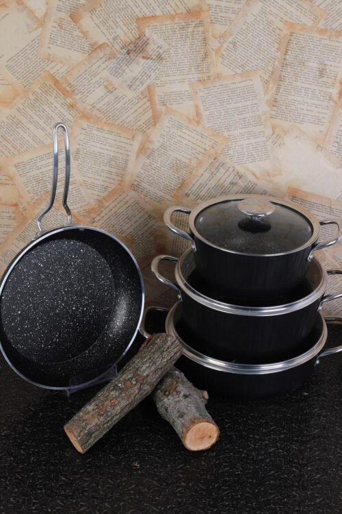 7 Parça Granit  Colonna Tencere Set